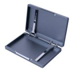 CIGARRERA METALICA DE 100 MM PARA 20 CIGARROS COLOR GRIS