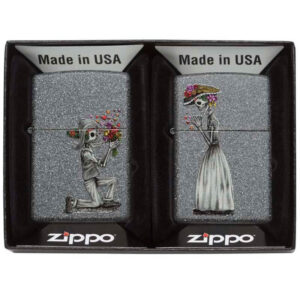 SET DE REGALO ENCENDEDORES ZIPPO CALAVERA