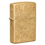 ENCENDEDOR ZIPPO COLOR DORADO TUMBLED BRASS
