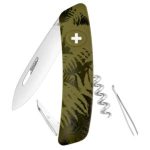 NAVAJA SWIZA MODELO JUVENIL VERDE 4 HERRAMIENTAS, 6 USOS