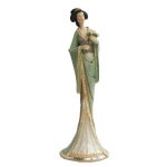 GEISHA CON FLORES 33 CM