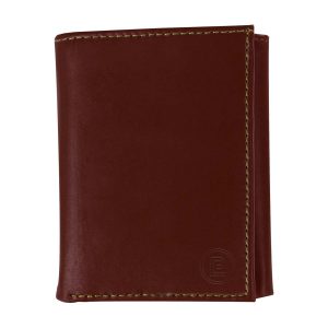 BILLETERA PARK LANE TRIPLE DE PIEL COLOR CAFE
