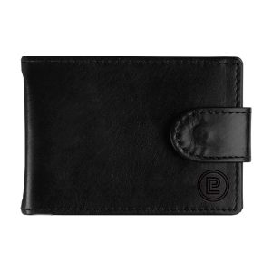 BILLETERA PARK LANE DE PIEL CON MONEY CLIPCOLOR NEGRO