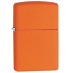 ENCENDEDOR ZIPPO NARANJA MATE