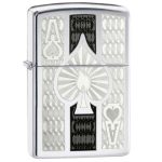 ENCENDEDOR ZIPPO CROMADO ACE