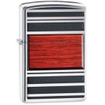 ENCENDEDOR ZIPPO ACERO Y MADERA