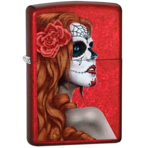ENCENDEDOR ZIPPO DIA DE MUERTOS CATRINA